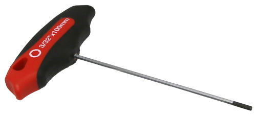 3/32" SAE T-Handle Hex Key T&E Tools 6406