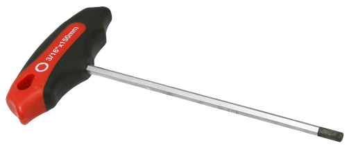 3/16" SAE T-Handle Hex Key T&E Tools 6412