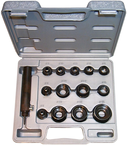 14 Piece Super Hollow Punch Set T&E Tools 6430