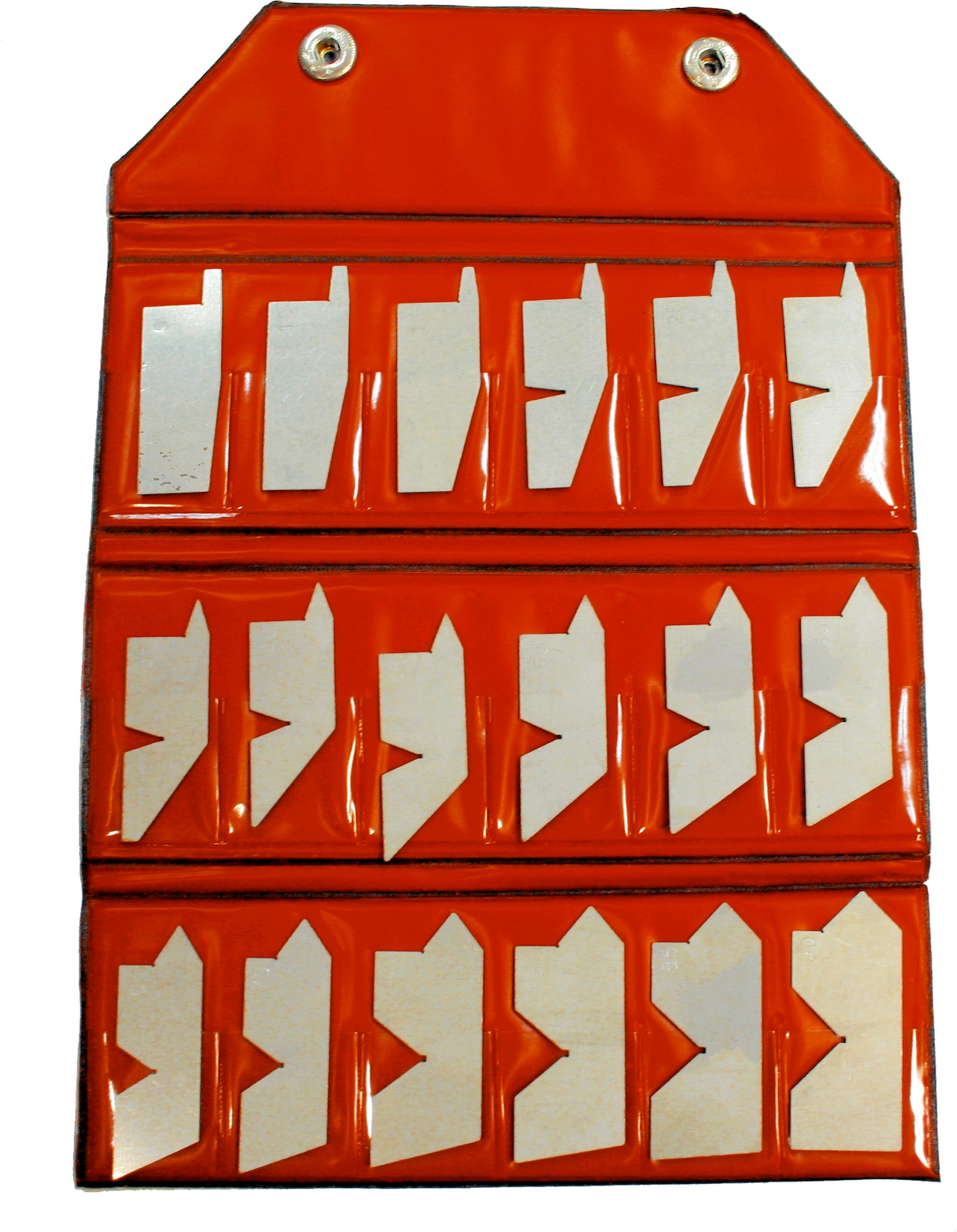 18 Piece Angle Gauge Measuring Set T&E Tools 6442