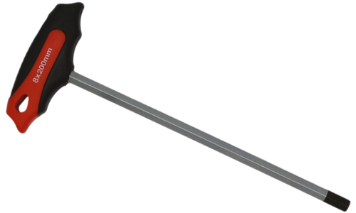 8mm Metric T-Handle Hex-Key T&E Tools 6580