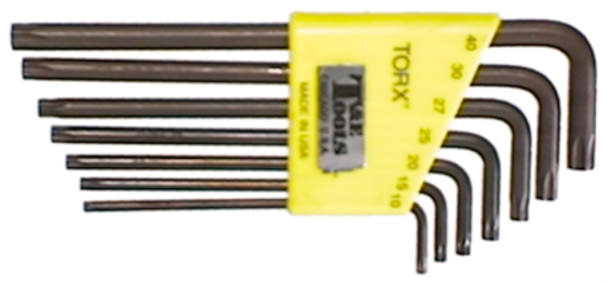 7 Piece Torx-r Key Set (Long Arm) T&E Tools 6670