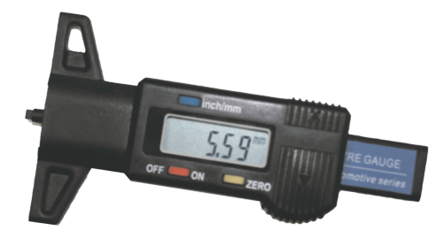 Digital Tyre Tread Depth Gauge T&E Tools 6938