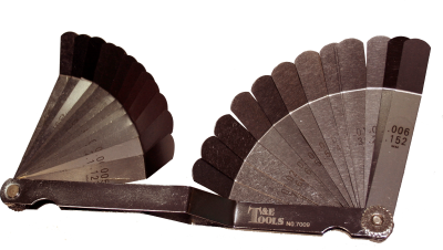 26 Blade Double Ended Offset Feeler Gauge T&E Tools 7009