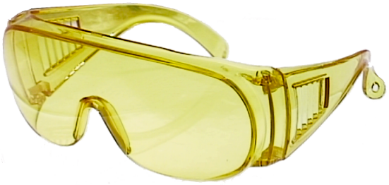 Safety Glasses Yellow T&E Tools 7333