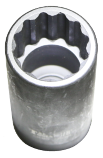 1.1/8" x 1/2" Drive Deep 12 Point Impact Socket T&E Tools 74336L