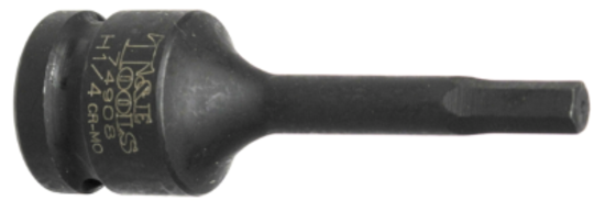 1/4" SAE In-Hex Impact Socket T&E Tools 74908