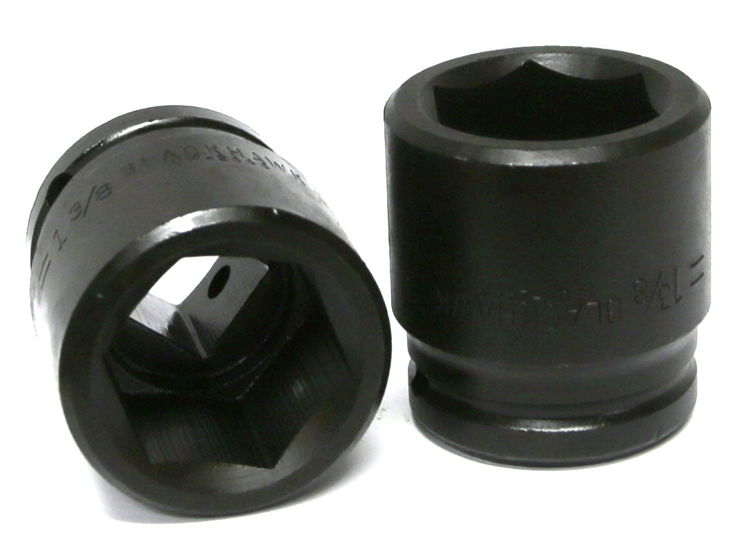 1.3/8" x 3/4" Drive Standard 6 Point Impact Socket T&E Tools 75044