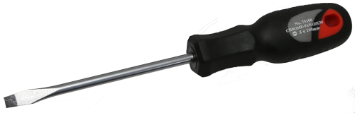 Slotted Round Shank Screwdrivers (5 x 100mm) T&E Tools 75100