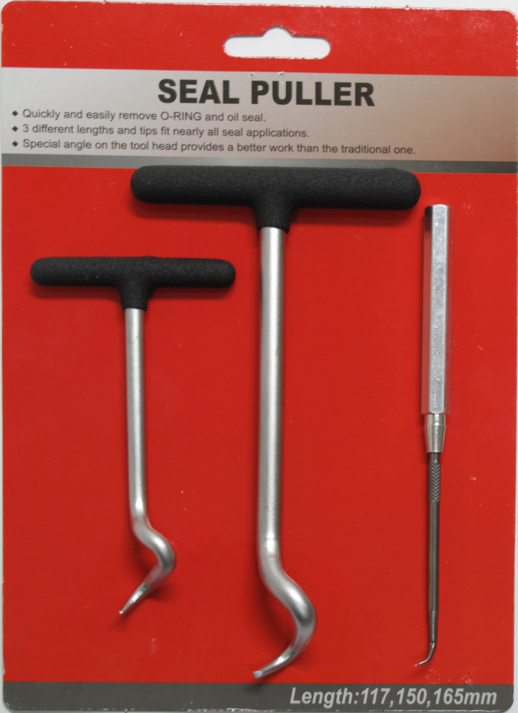 3 Piece Oil Seal, O-Ring Puller Set T&E Tools 7526
