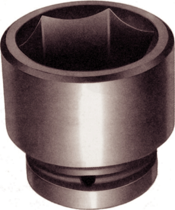 70mm x 1.1/2" Drive Standard Impact Socket T&E Tools 77070