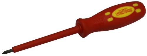 VDE Electrical Insulated Screwdriver (#0 x 60mm ) T&E Tools 80075-I