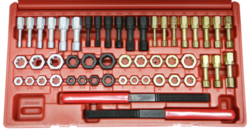 53 Piece UNF, UNC & Metric Re-threader Kit T&E Tools 8020