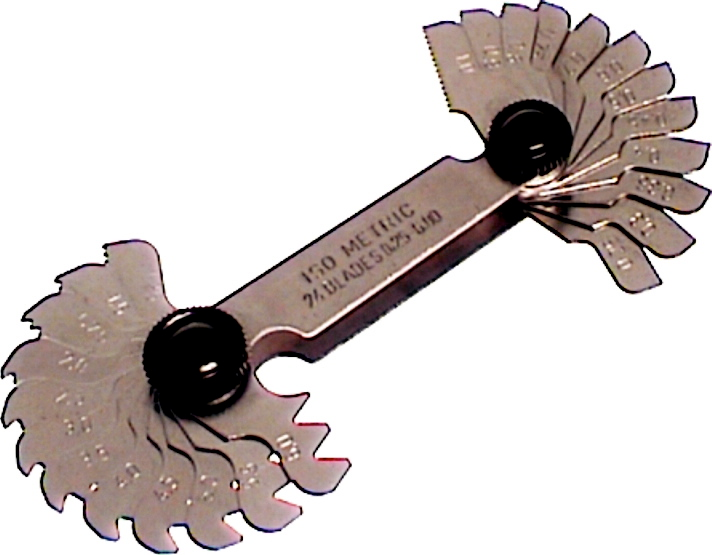 Metric Screw Pitch Gauge (600 Thread) T&E Tools 8033