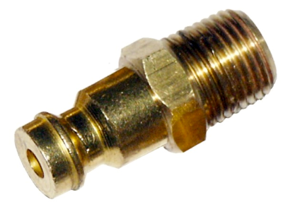 Male Plug with 1/8" NPT Male Thread EuroType T&E Tools 8102-12