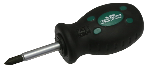 Phillips Round Shank Screwdriver (#1 x 38mm) T&E Tools 81038