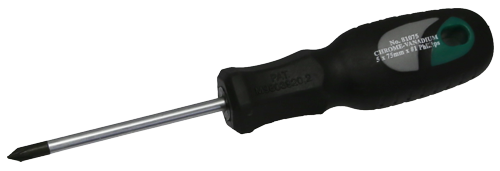 Phillips Round Shank Screwdriver (#1 x 75mm) T&E Tools 81075