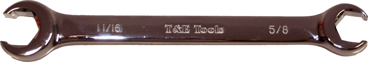 6 Point Flare Nut Wrench (5/8" x 11/16") T&E Tools 82022