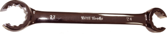 24mm x 27mm 6 Point Flare Nut Wrench T&E Tools 82427M