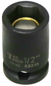 1/2" x 3/8" Drive Magnetic Impact SAE Socket T&E Tools 83316