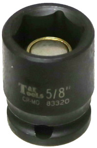 5/8" x 3/8" Drive Magnetic Impact SAE Socket T&E Tools 83320