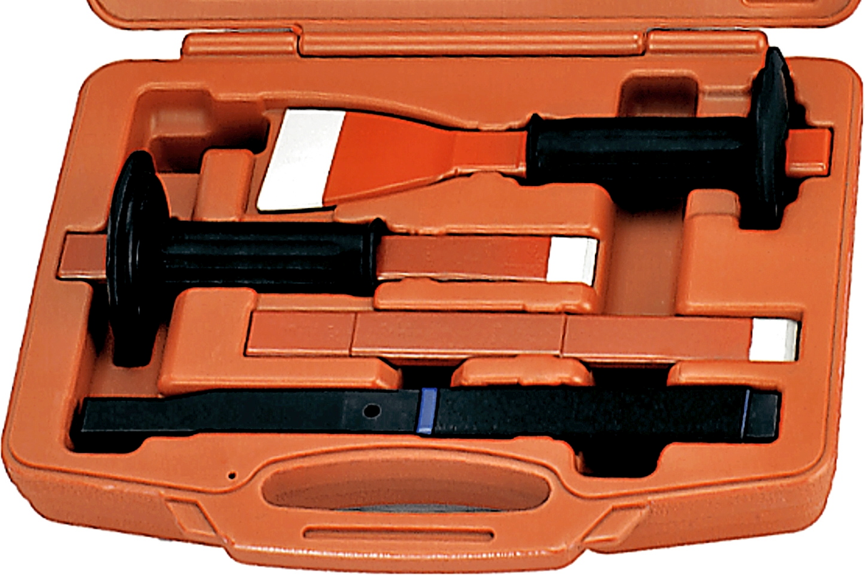 4 Piece Seam Chisel Set With Holders T&E Tools 8370