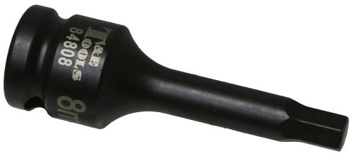 8mm Metric In-Hex Impact Socket 1/2" Drive x 78mm Length T&E Tools 84808