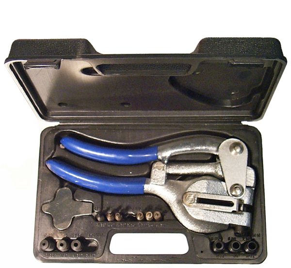 15 Piece Sheet Metal Power Punch T&E Tools 8500
