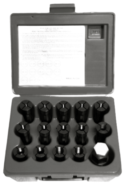 15 Piece Imperial Stud Remover & Setter T&E Tools 8528