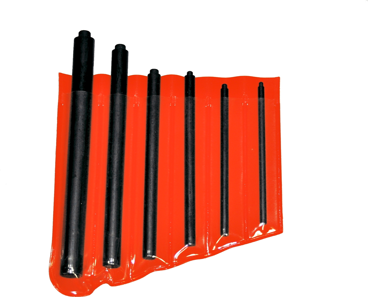 6 Piece Dowel Pin Punch Set T&E Tools 8934