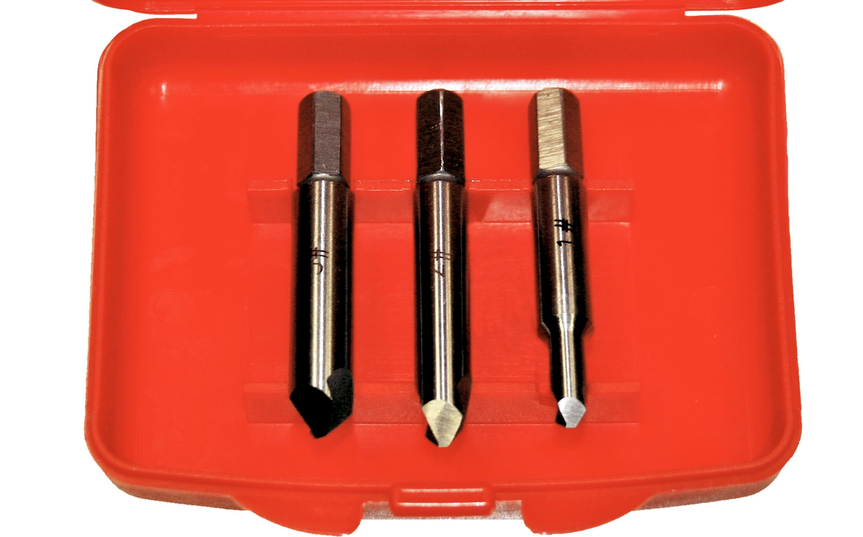 3 Piece Screw Extractor Set T&E Tools 8969