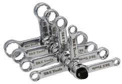 9 Piece SAE 3/8" Drive Torque Adaptor Set T&E Tools 93227