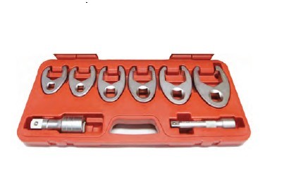 Large Metric Flare Nut Crowsfoot Wrench Set T&E Tools 94912M