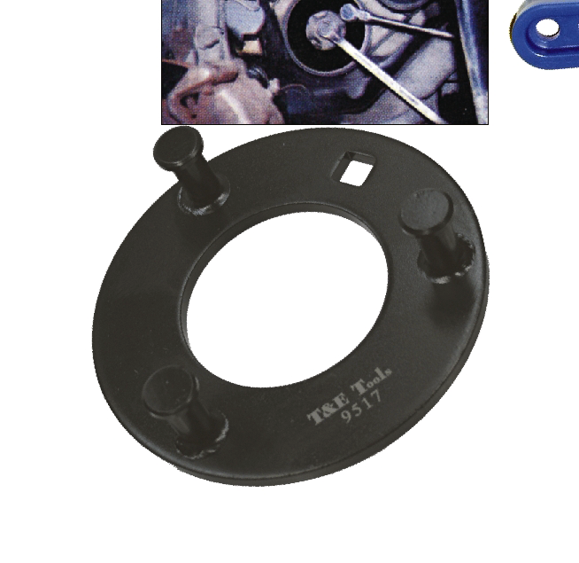 Chrysler Harmonic Balancer Holding Tool T&E Tools 9517