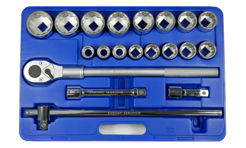 Socket Set 3/4"Drive SAE 12Pt 21Pc. in BMC T&E Tools TE-95321A 7/8"- 2"