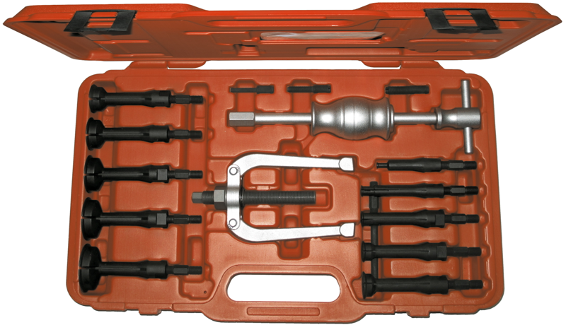 16 Piece Blind Hole Pulller Kit T&E Tools 9636
