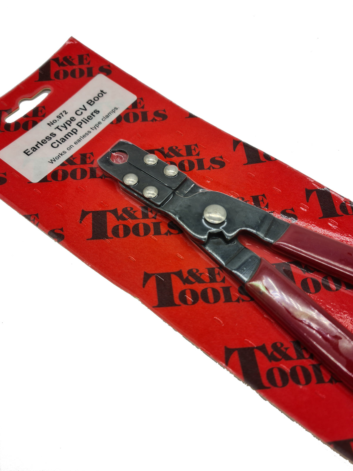 Earless Type CV Boot Clamp Pliers T&E Tools 972