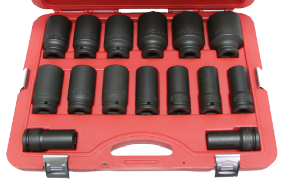 No.97515LA - 15Pc. 3/4"Dr. SAE Deep Impact Socket Set 3/4"-2"