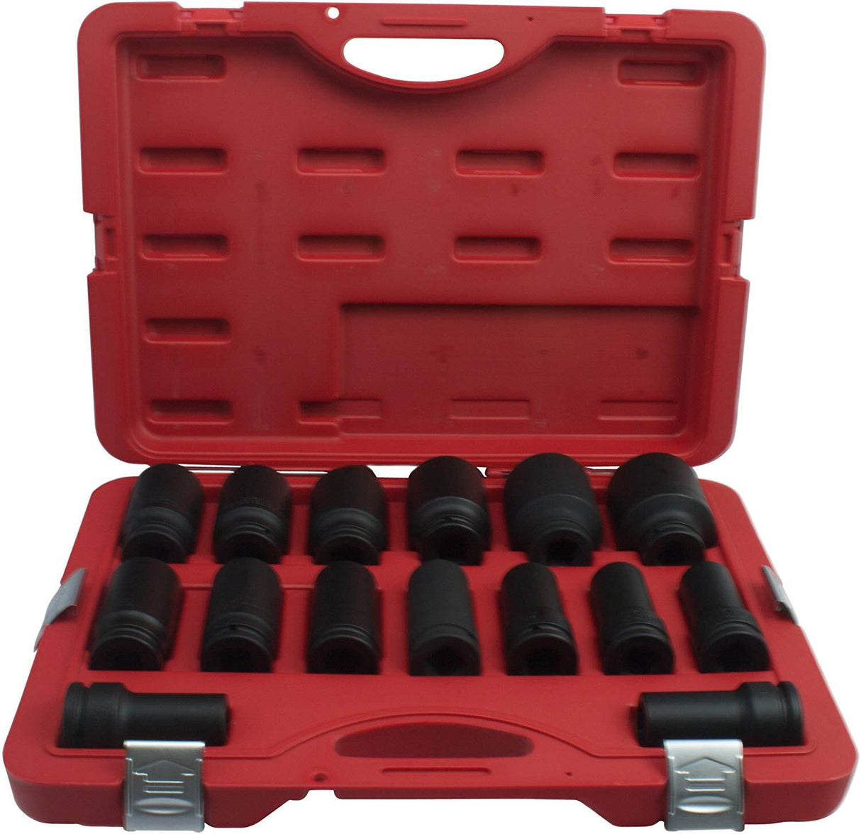 Socket Set Impact 14Pc. 1/2" Drive 12Pt Deep Impact 78L T&E Tools TE-98424L