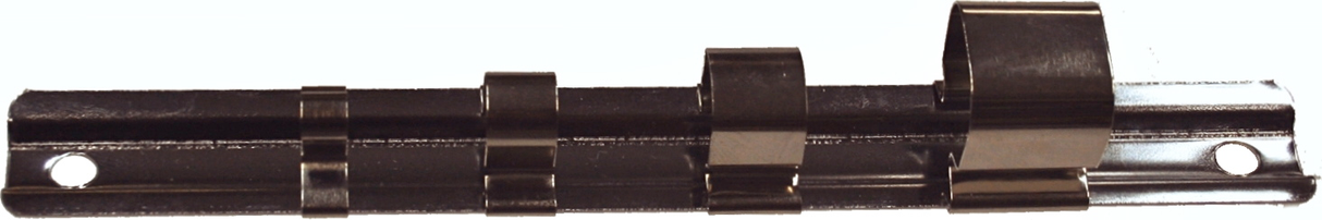 150mm x 10 Clips 1/4"Dr. Socket Rail T&E Tools 99100