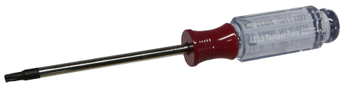 T25 Tamper Torx Acetate Screwdriver T&E Tools A75525