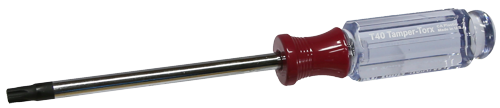 T40 Acetate Tamper Torx-r Screwdriver T&E Tools A75540