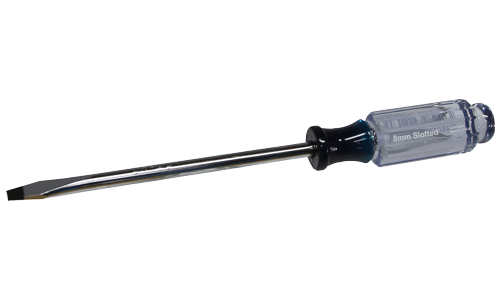 8mm x 150mm Acetate Slotted Screwdriver T&E Tools A78150