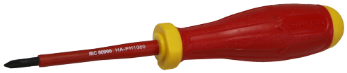 VDE Electrical Insulated Phillips Screwdriver (#1 x 80mm) T&E Tools A81100-I