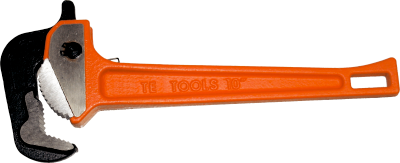 10" Ratchet Action Pipe Wrench T&E Tools AR010