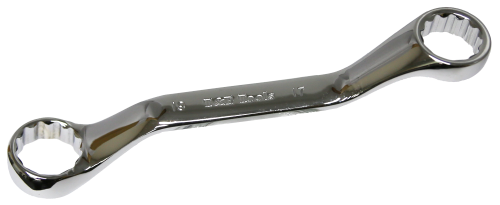 17 x 19mm Short Ring Wrench T&E Tools BM1719