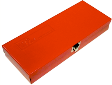Red Metal Case (325 x 129 x 38mm) T&E Tools C1110