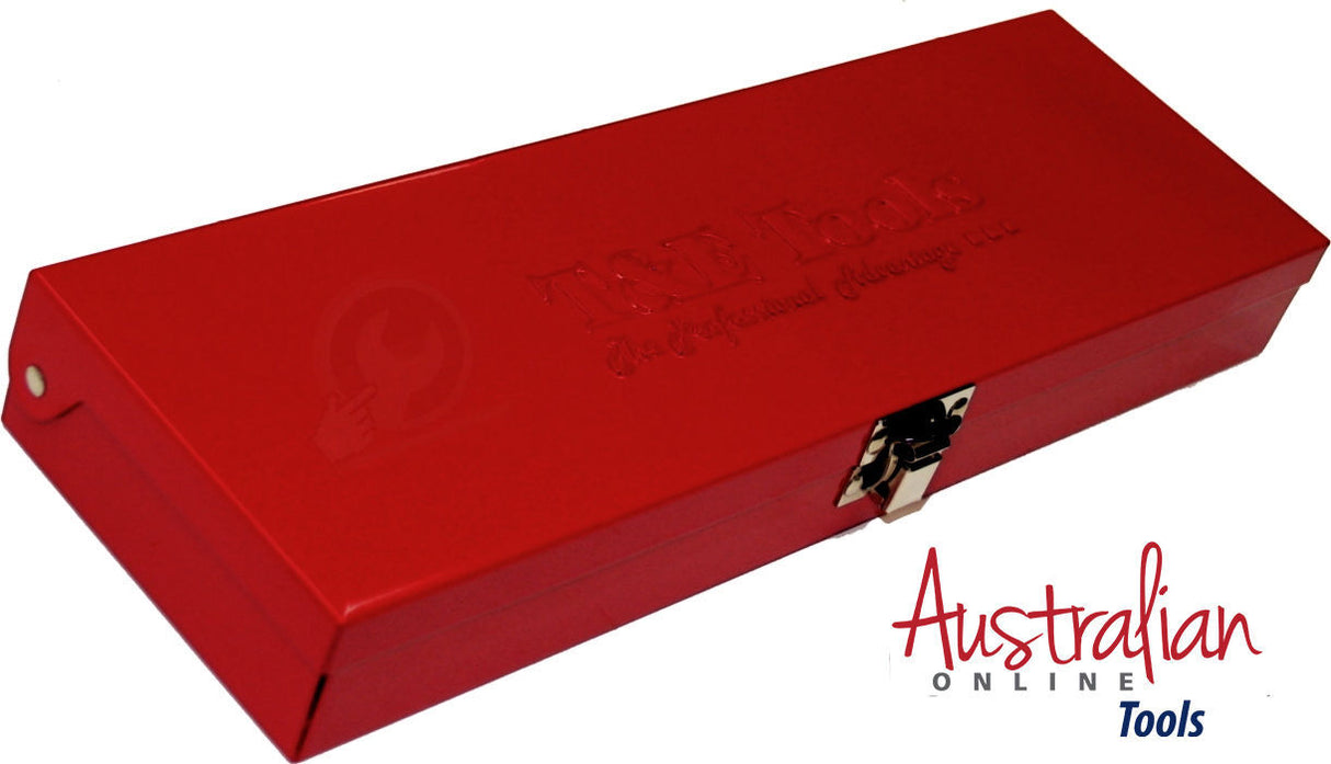 Red Metal Case (310 x 85 x 40mm) T&E Tools C1118