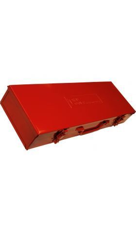 Red Metal Case 1" Drive Standard Impact Socket Tin T&E Tools C1133