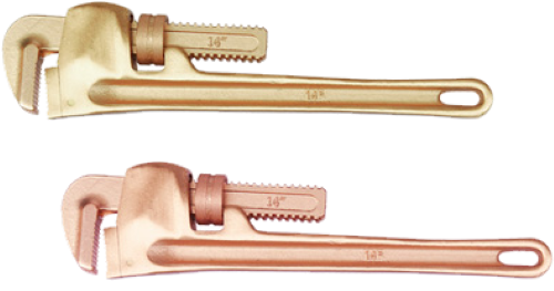 200mm Pipe Wrench (USA) Wrench (Copper Beryllium) T&E Tools CB131-1002